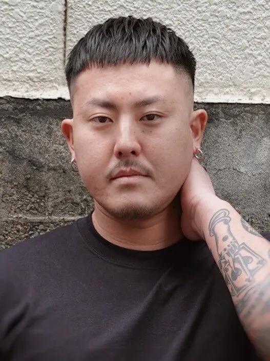 スキンフェードクロップスタイル。